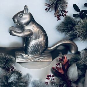 Vintage‎ Aluminum Metal Squirrel Nut Cracker